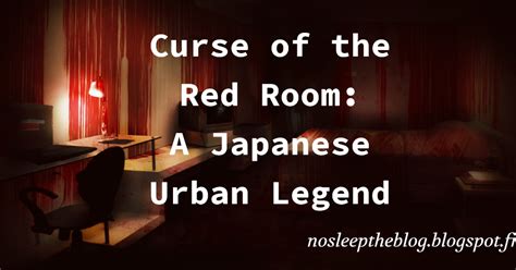 Curse Of The Red Room A Japanese Urban Legend