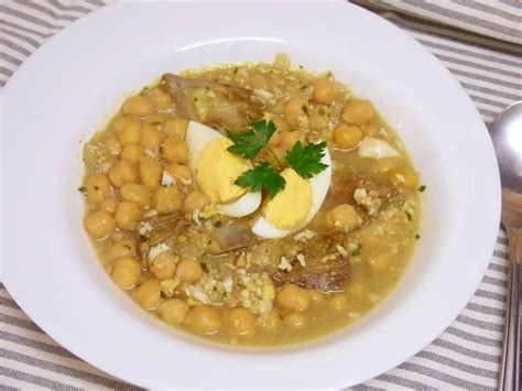 Guiso De Garbanzos Con Alcachofas Mis Cosillas De Cocina