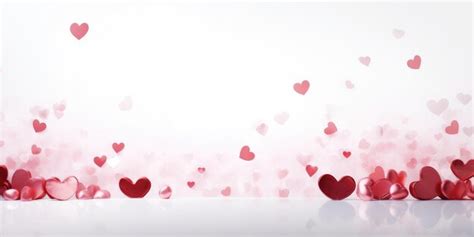 Premium Photo Valentine Day Wallpaper With Hearts