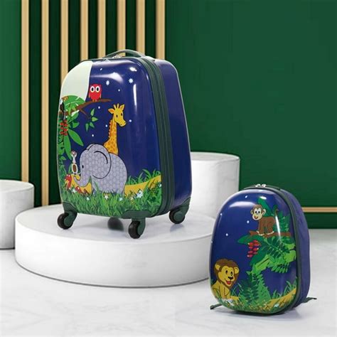 Lowestbest - Lowestbest Kids Suitcase for Boys/ Girls, 2Pcs Kids ...