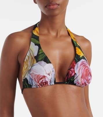 Floral Bikini In Multicoloured Dolce Gabbana Mytheresa
