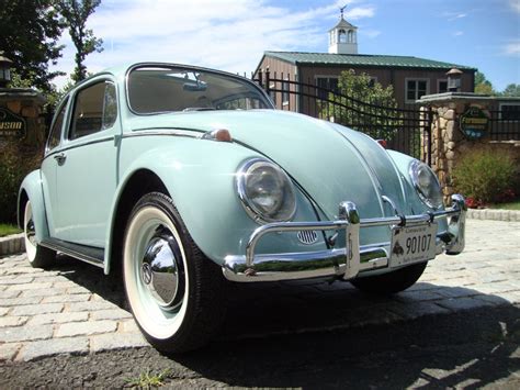 Classic Vw Bugs Bahama Blue Restored Sunroof Beetle Sold