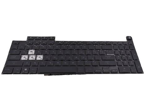 Клавиатура для Asus TUF Gaming F15 FX507ZC4 ноутбука черная с RGB ...