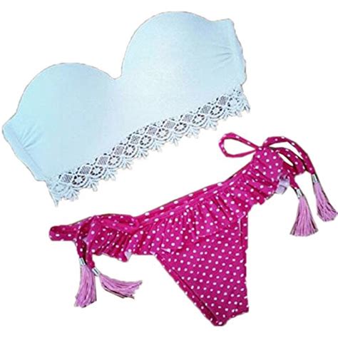 Kolylong Maillot De Bain Femmes Bikini Sexy Bra Maillot De Bain