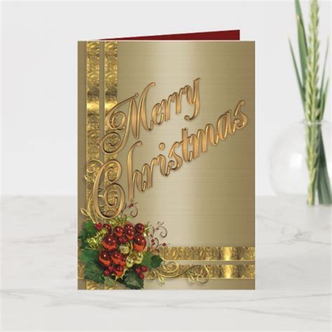 Elegant Holiday Cards Zazzleca