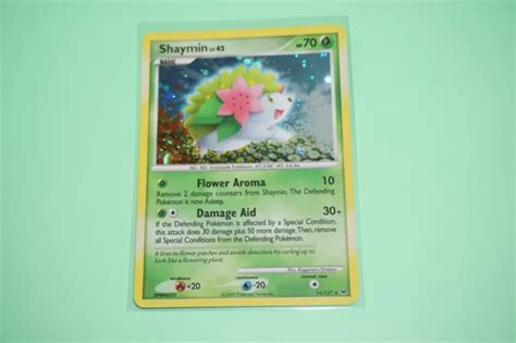 Pokemon Shaymin Lv Holo Platinum Card Picclick Uk