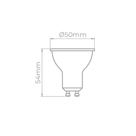 Lâmpada Led Eco MR16 Dicroica 7W 3000K STH8536 30 STELLA