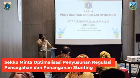 Sekko Minta Optimalisasi Penyusunan Regulasi Pencegahan Dan Penanganan