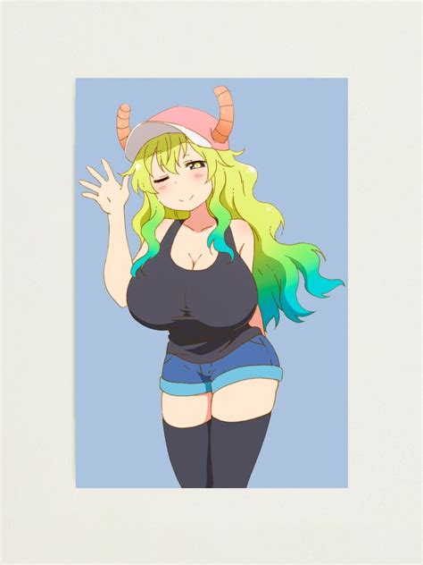 Sexy Lucoa Quetzalcoatl Geile Br Ste Dragon Maid Vollbusige Hentai Ecchi Fotodruck Von