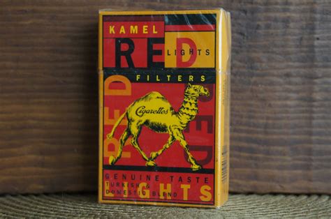 Kamel Red Lights Genuine Taste By The Rj Reynolds Tobacco Company