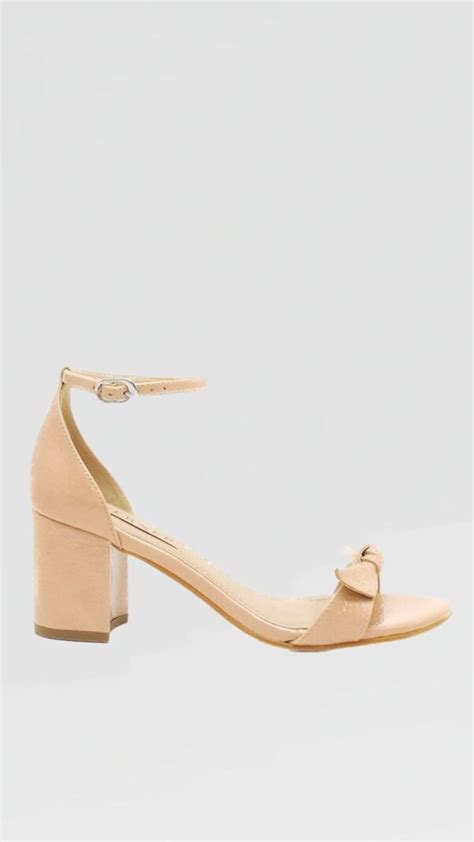 Sandália Nude Salto Bloco Andarilha Calçados