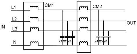 降低emi干扰的三相滤波电路及电源系统的制作方法