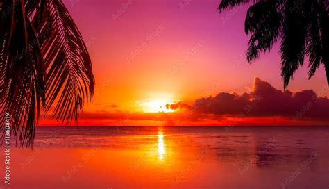 Photo & Art Print Tahiti Sunset, jdross75