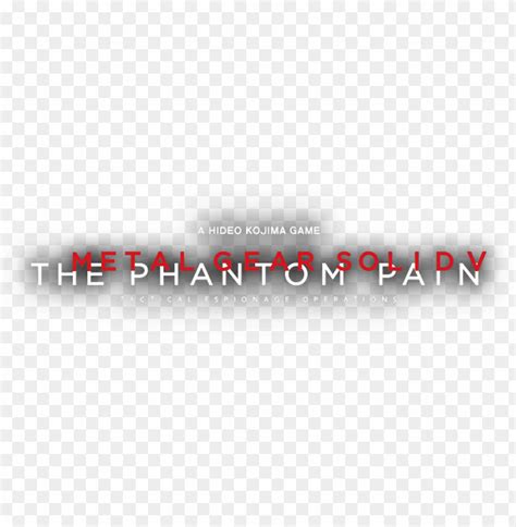 Metal Gear Solid 5 Logo Png