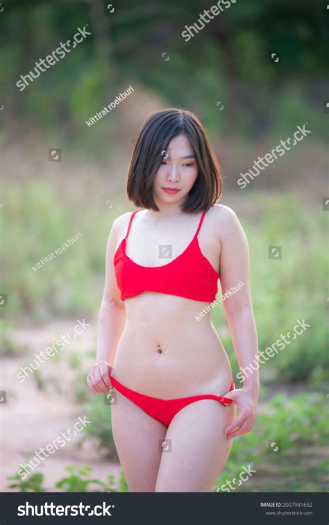 Portrait Asian Sexy Woman Wear Bikini Stock Photo 2007931652 Shutterstock