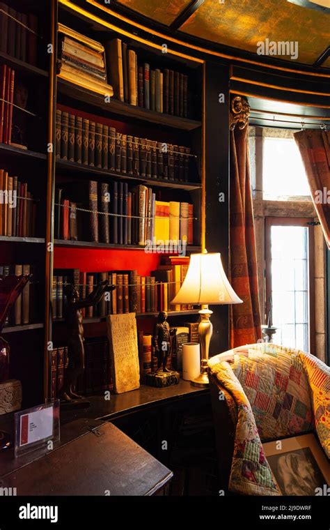 The Beautiful Book Covered Walls Of The Library Room At The 1926