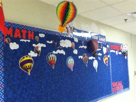 Hot Air Balloon Bulletin Board Classroom Themes