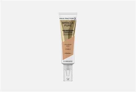 Max Factor Тональный крем для лица Miracle Pure 45, Warm Almond 30 мл ...