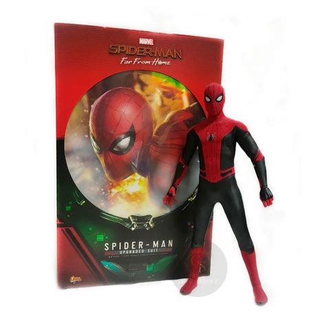 Hot Toys SpiderMan Far From Home Upgraded Suit โมเดล สไปเดอรแมน ฟาร