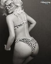 Kim Kardashian Stuns In A Sexy Leopard Bikini At Miami Beach Party AZNude