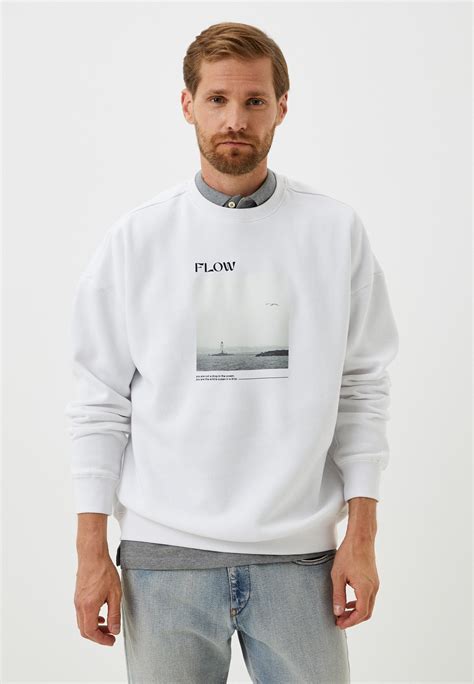 Свитшот Befree, цвет: белый, MP002XM1UBGQ — купить в интернет-магазине ...