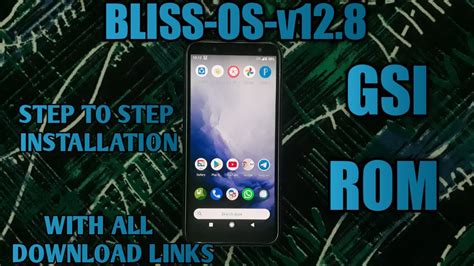 Bliss OS V12 8 GSI ROM ANDROID 10 WITH CUSTOMIZATIONS HERE