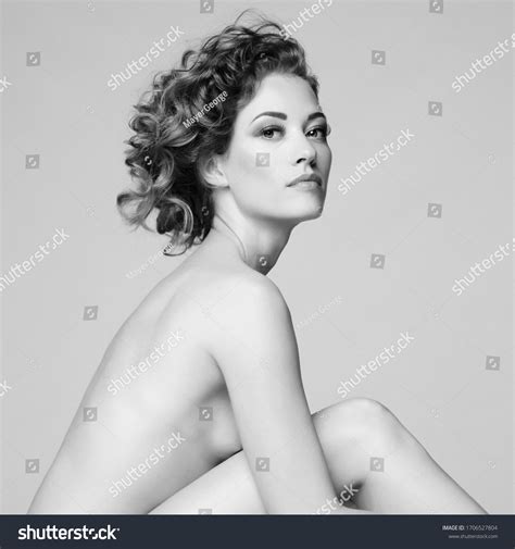 Nude Sexy Beautiful Woman Long Stylish Stock Photo Shutterstock