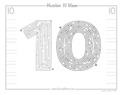 Number Mazes And Worksheets Superstar Worksheets