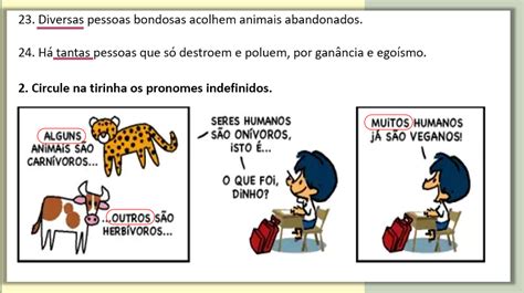 Atividades Pronomes Pronomes Pronomes Indefinidos