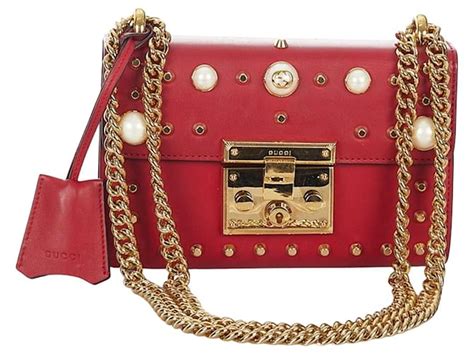 Gucci Padlock Red Leather Ref780662 Joli Closet