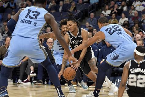 Morant Scores 26 Dunks On Wembanyama As Grizzlies Pull Away From Spurs