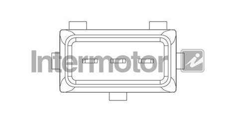 Air Mass Sensor Fits Audi B To Aah Flow Meter Intermotor