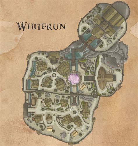 a map of the whiterun