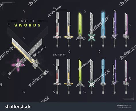 204 Sci Fi Sword Stock Vectors Images And Vector Art Shutterstock