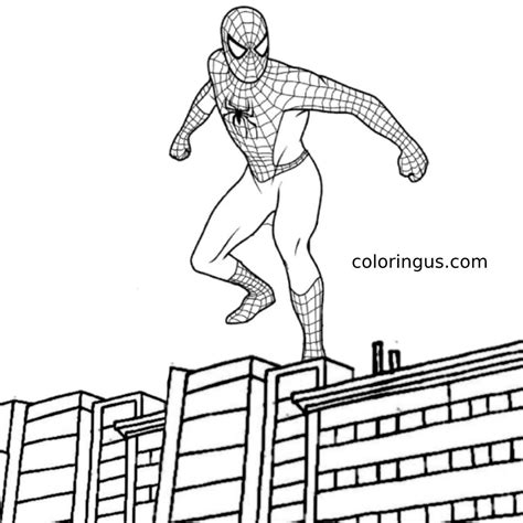 Spiderman Coloring Pages Free Printable Pdf