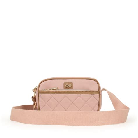 Bolsa Crossbody Acolchado A Rombos Color Nude Cloe Factory Store