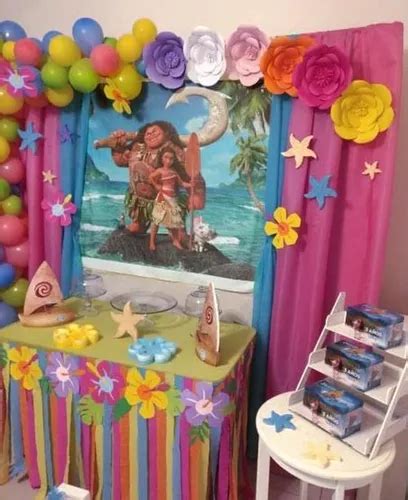 Fondo De Tela Para Eventos Moana Decoraci N Cumple Infantil En Venta En