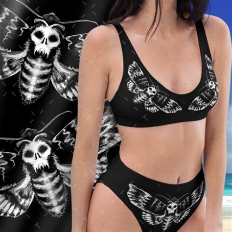 Goth Bikini Etsy