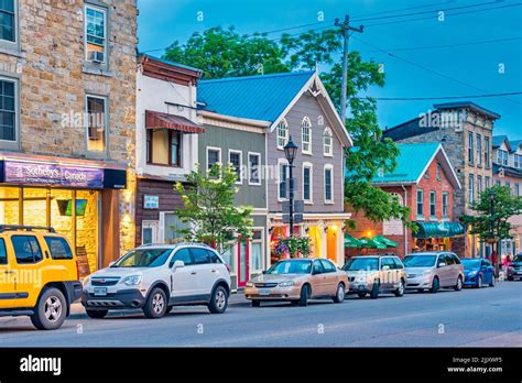 Downtown Gananoque Ontario Canada Stock Photo Alamy
