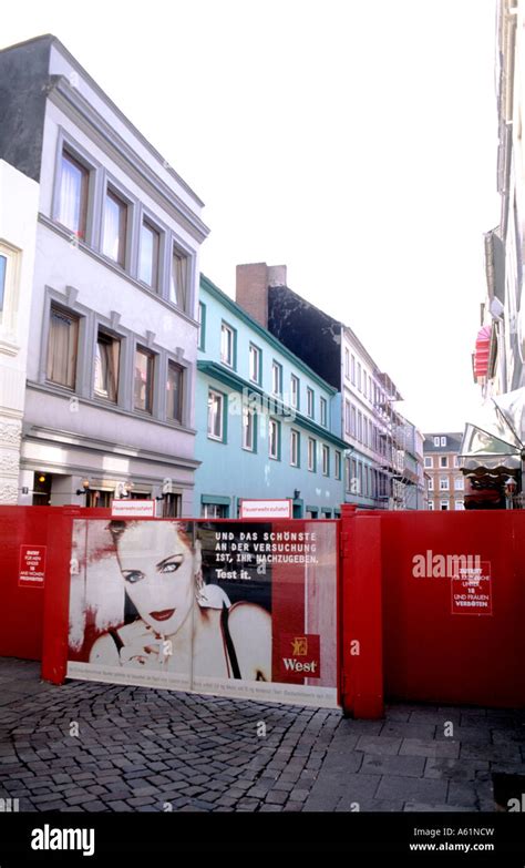 Leben in Deutschland in Hamburg nannte berühmte Sex Straße der Prostitutiion befestigte