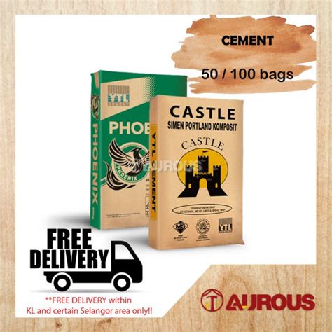 Cementsimen Biasa 50kg For Bulk Order 50 100 Bags Aurous
