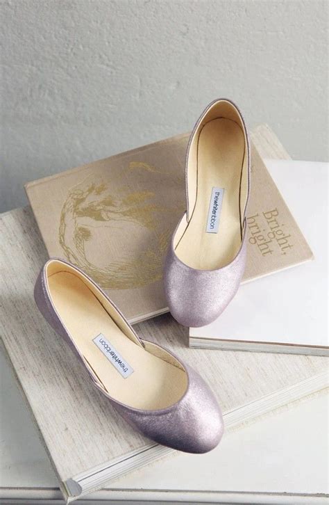 Pin By Jessica Bruns On Brautschuh Ballet Flats Metallic Ballet