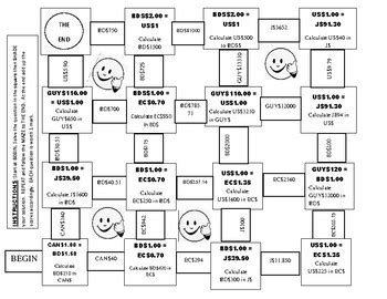 Maze Foreign Exchange By Refreshing Maths Tpt