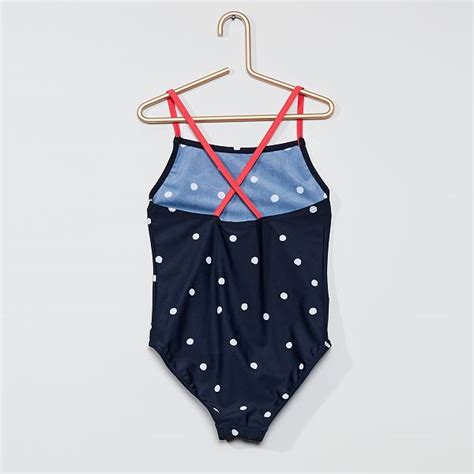 Pack De 2 Bañadores Niña 3 12 Años Azul Kiabi 800€