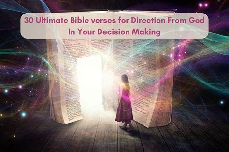 30 Ultimate Bible Verses For Direction From God In Your Decision Making