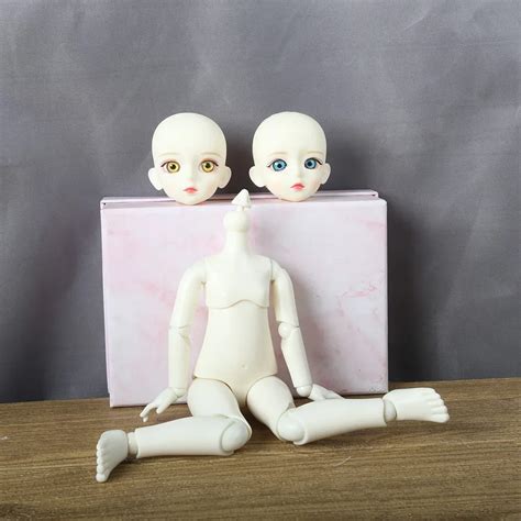 26cm Mechanical Joint BJD Doll Nude Body No Make Up Dolls White Skin Offical Make Up