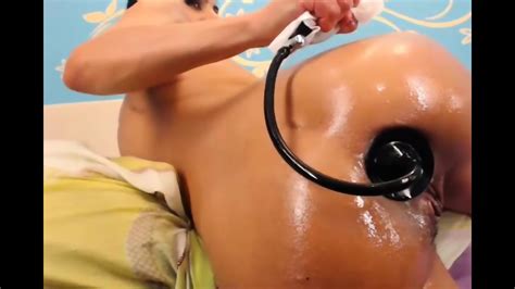 Webcam Teen Inflatable Dildo Ruined Huge Anal Gape See