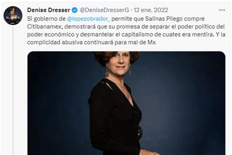 Ricardo Salinas Pliego Volvió A Recordar Que Denise Dresser No Le Pagó