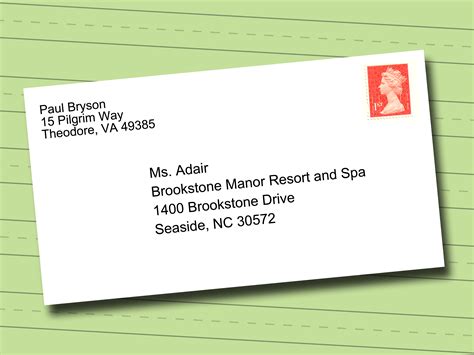 How To Write A Formal Letter Envelope at Dale Armour blog