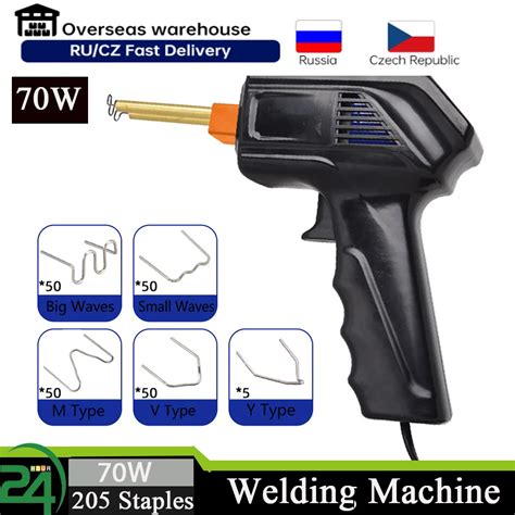 W Hot Stapler Plastic Welding Machine Car Bumper Repair Kit Plier Types Staples Welding